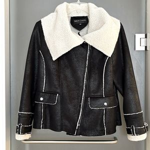 Simon Chang Black Sherpa Jacket